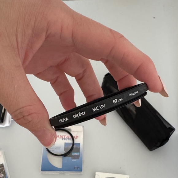 Camera Lens Filter Set - 62mm, 58mm and 67mm with cleaning kit - Picture 2 of 13